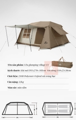 Lều glamping village 13 Naturehike CNH22ZP004