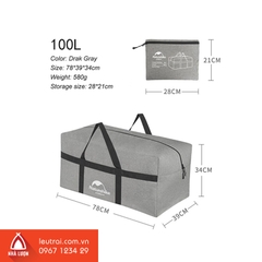 Túi đựng đồ dã ngoại 100L NatureHike NH17S021-L