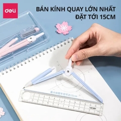Bộ Compa vẽ kỹ thuật DELI cỡ nhỏ