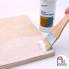 Sơn lót Acrylic MONT MARTE Gesso (chai lớn) giúp bám chắc, bền màu, dễ vẽ trên vải, nhựa, kính, gỗ, đá