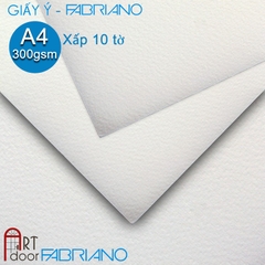 Giấy vẽ màu nước FABRIANO Ý dày 300gsm (vân mịn)