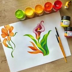 Màu vẽ Acrylic Gouache MONT MARTE Hũ (100ml)