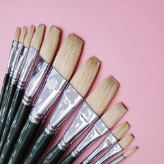 Cọ vẽ đầu Vuông ARTPOWER lông Heo Mix (G1930)