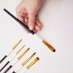 Bộ cọ ARTPOWER (đủ dáng) tập vẽ màu Nước, Acrylic, Gouache tô tượng, đất sét, số hóa