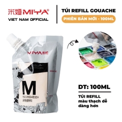 Màu vẽ Gouache HIMI Túi (100ml) học vẽ trang trí màu, pha cùng pentel poster