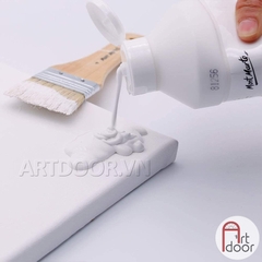 Sơn lót Acrylic MONT MARTE Gesso (chai lớn) giúp bám chắc, bền màu, dễ vẽ trên vải, nhựa, kính, gỗ, đá