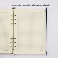 Sổ Caro luyện viết chữ HỒNG HÀ Subject dạng bìa Còng mỏng 100gsm