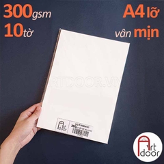 Giấy vẽ màu nước FABRIANO Ý dày 300gsm (vân mịn)