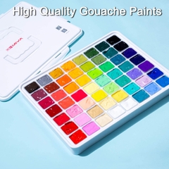 Bộ màu vẽ Gouache MIYA HIMI Thạch 12~30ml (hộp nhựa)