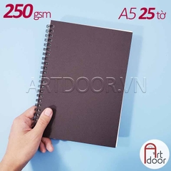 Sổ vẽ màu nước CANSON Truyền Thống dày 220gsm (vân ngang)