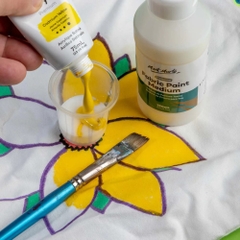 Pha mềm vải Acrylic MONT MARTE (Fabric) giảm cứng vải, tróc nứt màu sau khi khô