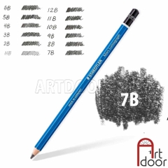 Bút chì phác thảo STAEDTLER Lumograph thân Xanh (cây lẻ)