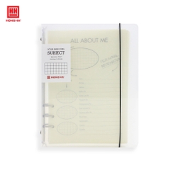 Sổ Caro luyện viết chữ HỒNG HÀ Subject dạng bìa Còng mỏng 100gsm