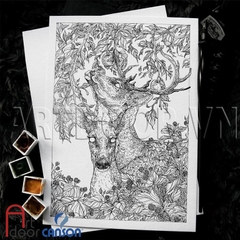 Giấy vẽ chì CANSON Truyền Thống mỏng 110gsm (vân ngang)