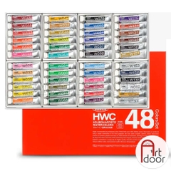 Bộ màu Nước Tuýp HOLBEIN Artist 5ml (hộp giấy) - 48 Màu