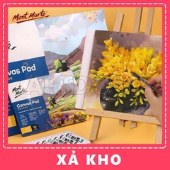 Canvas vẽ tranh MONT MARTE Pad dạng Sổ Xé - Sổ A5 (10 tờ) - [xả kho]