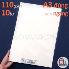 Giấy vẽ chì CANSON Truyền Thống mỏng 110gsm (vân ngang)