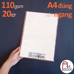 Giấy vẽ chì CANSON Truyền Thống mỏng 110gsm (vân ngang)