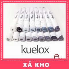 Bút Marker KUELOX hai đầu cây lẻ (full) - [xả kho]