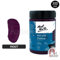 Màu vẽ Acrylic MONT MARTE Hũ (300ml) custom áo, vải, gỗ, kính, tô tượng, đất sét, số hóa