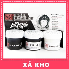 Mực vẽ truyện tranh KURETAKE Zig Inktober nhiều màu (20ml) - [xả kho]