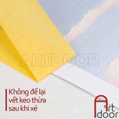 Băng keo giấy VN cố định tranh, chặn màu vẽ