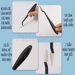 Bay Di Chì (đầu Mút) tán than tạo khối vẽ người, đầu tượng, luyện thi hình họa