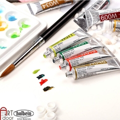 Bộ màu Nước Tuýp HOLBEIN Artist 5ml (hộp giấy) - 48 Màu