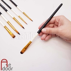Bộ cọ ARTPOWER (đủ dáng) tập vẽ màu Nước, Acrylic, Gouache tô tượng, đất sét, số hóa