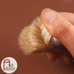 Bộ cọ vẽ đầu Dậm ART SECRET Stencil lông Lợn cứng (5 cây) - [xả kho]