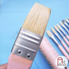 [HÀNG LỖI, THANH LÝ] Bộ cọ vẽ Acrylic ART SECRET kèm ống hồng (10 cây)