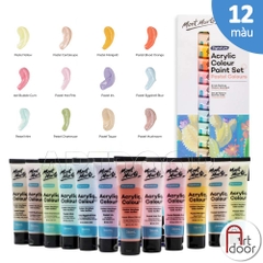 Bộ màu Acrylic MONT MARTE Nhũ/ Pastel/ Basic Tuýp 36ml (hộp giấy)