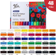 Bộ màu Acrylic MONT MARTE Nhũ/ Pastel/ Basic Tuýp 36ml (hộp giấy)