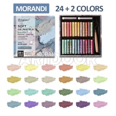 Bộ màu vẽ Sáp Dầu GIORGIONE Soft Oil Pastel mềm đắp nổi (hộp giấy)