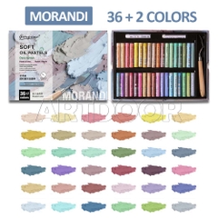 Bộ màu vẽ Sáp Dầu GIORGIONE Soft Oil Pastel mềm đắp nổi (hộp giấy)