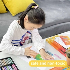 Bộ màu vẽ Sáp Dầu PAUL RUBENS Oil Pastel đắp nổi bìa Vẹt (hộp giấy) - [xả kho]
