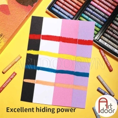 Bộ màu vẽ Sáp Dầu PAUL RUBENS Oil Pastel đắp nổi bìa Vẹt (hộp giấy) - [xả kho]
