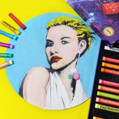 Bộ màu vẽ Sáp Dầu PAUL RUBENS Oil Pastel đắp nổi bìa Vẹt (hộp giấy) - [xả kho]