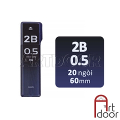 Bút chì kim bấm DELI Thân Trắng (đầu 05/ 07) có đệm cầm êm tay