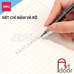 Bút chì kim bấm DELI Thân Trắng (đầu 05/ 07) có đệm cầm êm tay