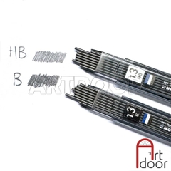 Bút chì kim bấm TOMBOW Work lõi lớn (đầu 1.3mm) dòng Mono bấm ra ngòi
