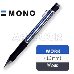Bút chì kim bấm TOMBOW Work lõi lớn (đầu 1.3mm) dòng Mono bấm ra ngòi