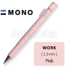 Bút chì kim bấm TOMBOW Work lõi lớn (đầu 1.3mm) dòng Mono bấm ra ngòi