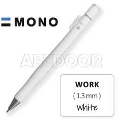 Bút chì kim bấm TOMBOW Work lõi lớn (đầu 1.3mm) dòng Mono bấm ra ngòi