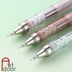 Bút chì kim bấm TOMBOW Glass trong suốt (đầu 05mm) dòng Mono Graph bấm, lắc đẩy ngòi