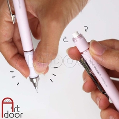 Bút chì kim bấm TOMBOW Grip Limited có đệm tay (đầu 05mm) dòng Mono Graph lắc đẩy ngòi