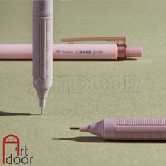 Bút chì kim bấm TOMBOW Lite dễ thương (đầu 05mm) dòng Mono Graph bấm đẩy ngòi