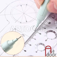 Bút chì kim bấm TOMBOW Lite dễ thương (đầu 05mm) dòng Mono Graph bấm đẩy ngòi