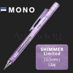 Bút chì kim bấm TOMBOW Shimmer Limited trong suốt ánh Nhũ (đầu 05mm) dòng Mono Graph bấm, lắc đẩy ngòi