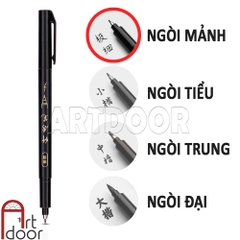 Bút Đen viết thư pháp DELI (cây lẻ)